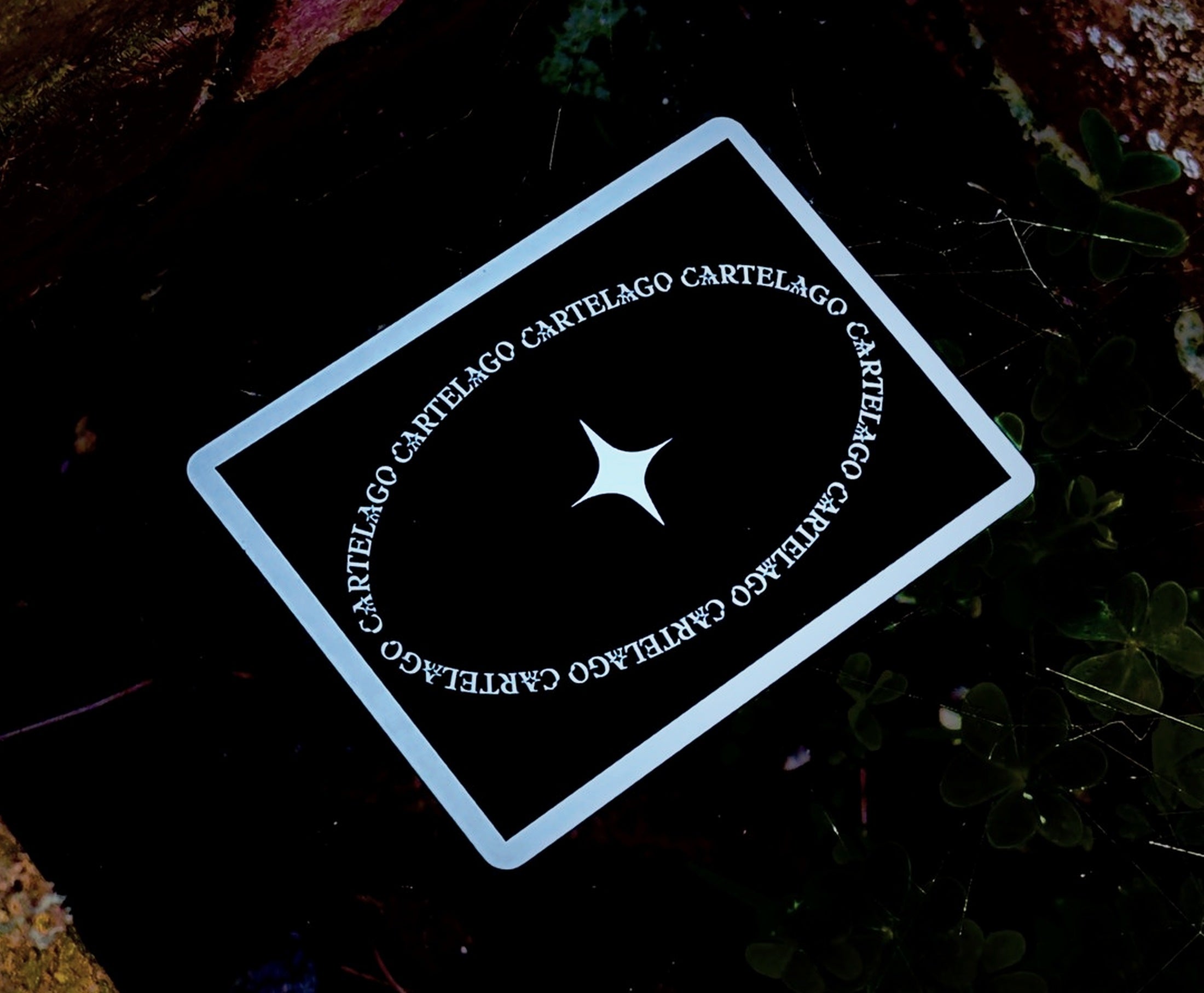 Mirinos BLACKOUT playing-card back design